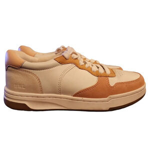 Madewell Court Sneaker size 5 women white leather low top Ruddy accent Color